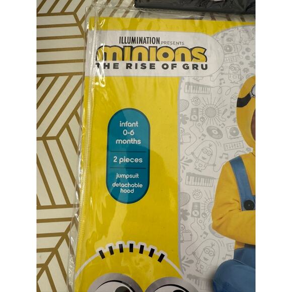 Minions The Rise of Gru Infant Costume | Size 0-6 Months - Picture 2 of 4